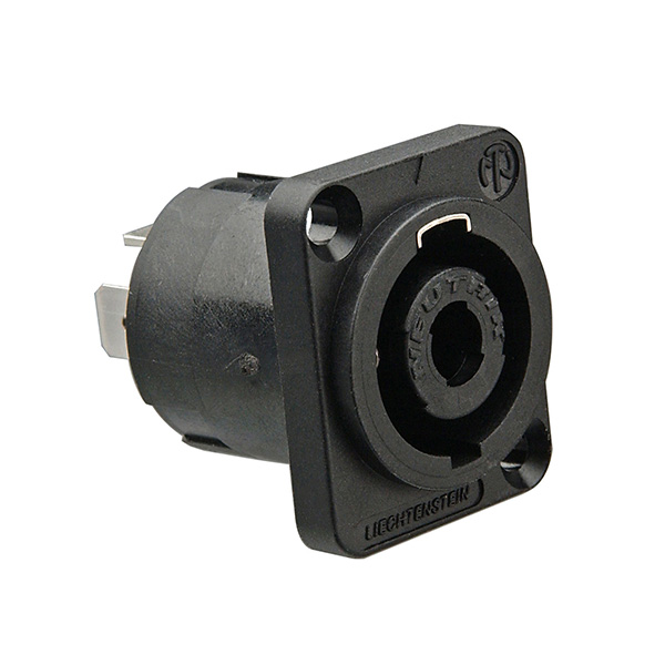 4 Pole SpeakON Panel Mount Connectors -NEUTRIK-NL4MP