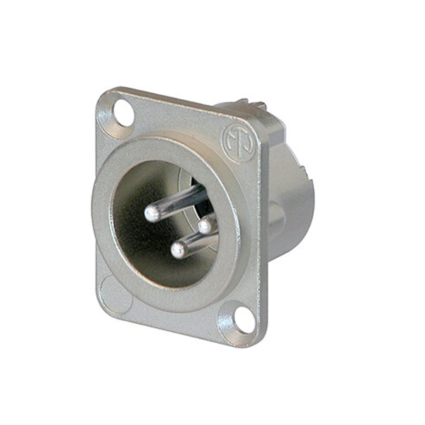 3 Pole Male XLR Cable Connector NEUTRIK – NC3MD-LX