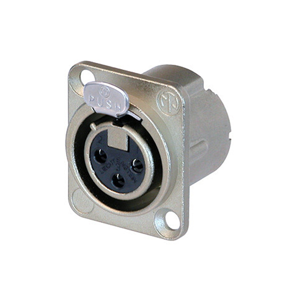 3 Pole Female XLR Cable Connector NEUTRIK – NC3FD-LX